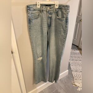 Free Assembly Super High Rise Straight woman’s jeans size 12